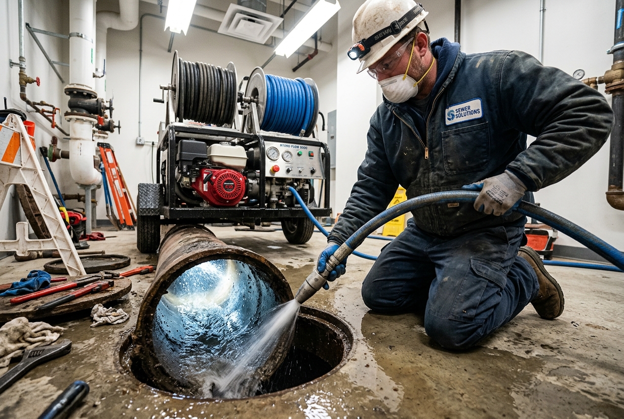 Main Sewer Line Cleaning Service